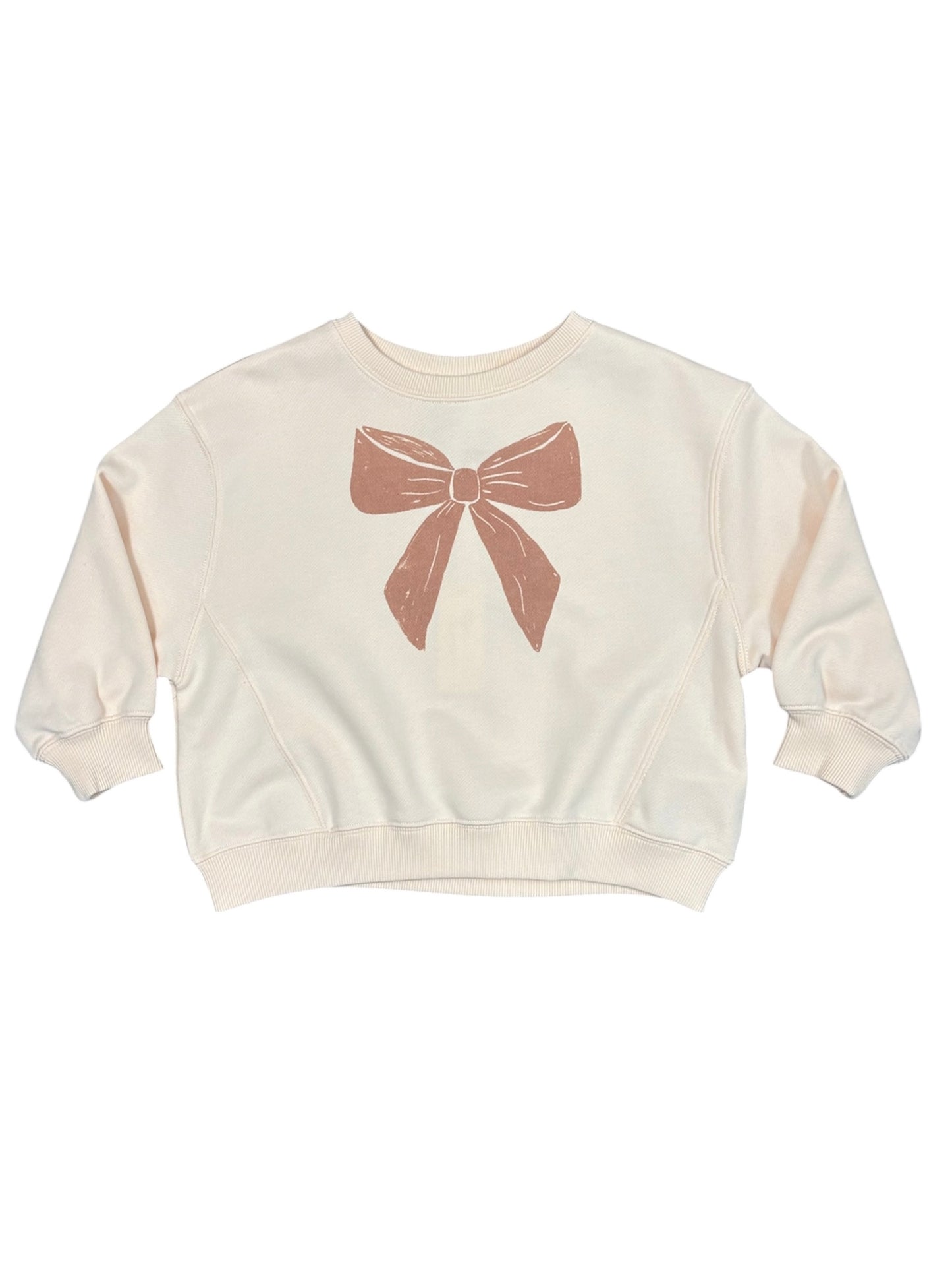 Racer Sweatshirt Bow