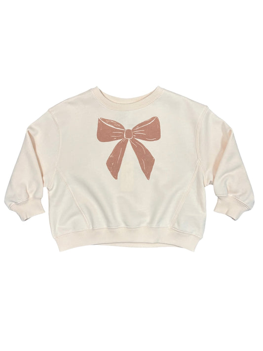 Racer Sweatshirt Bow