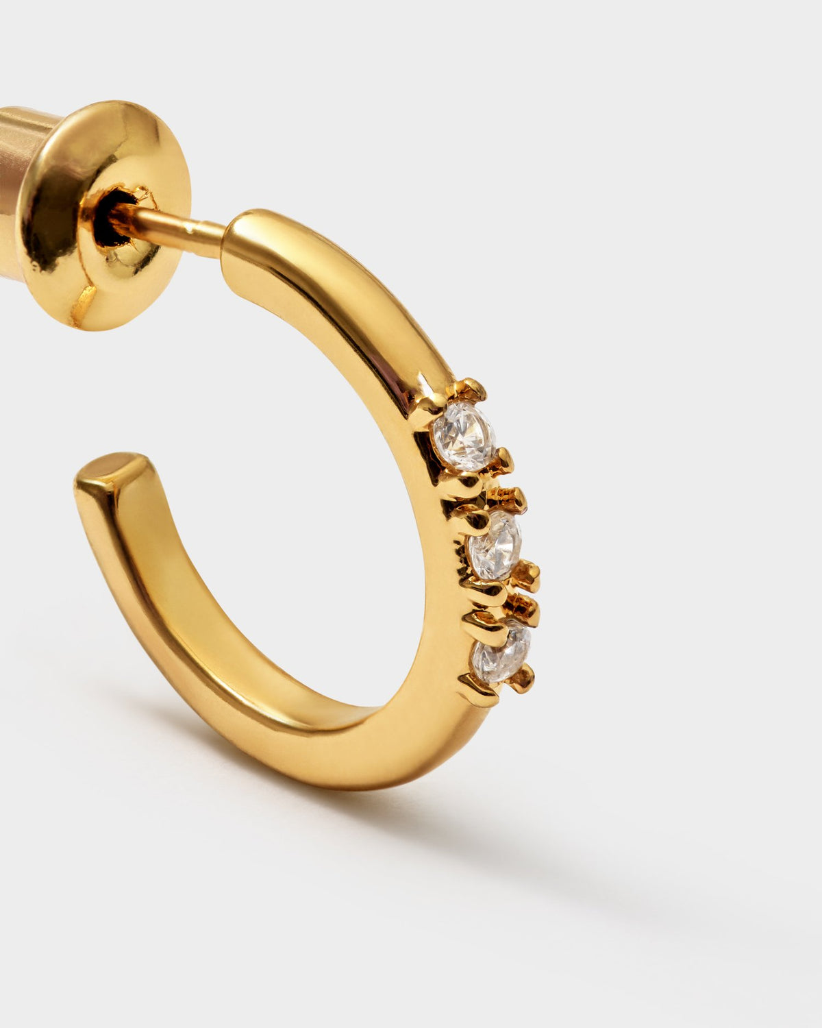 Lumira Waterproof Gold Hoop Earrings
