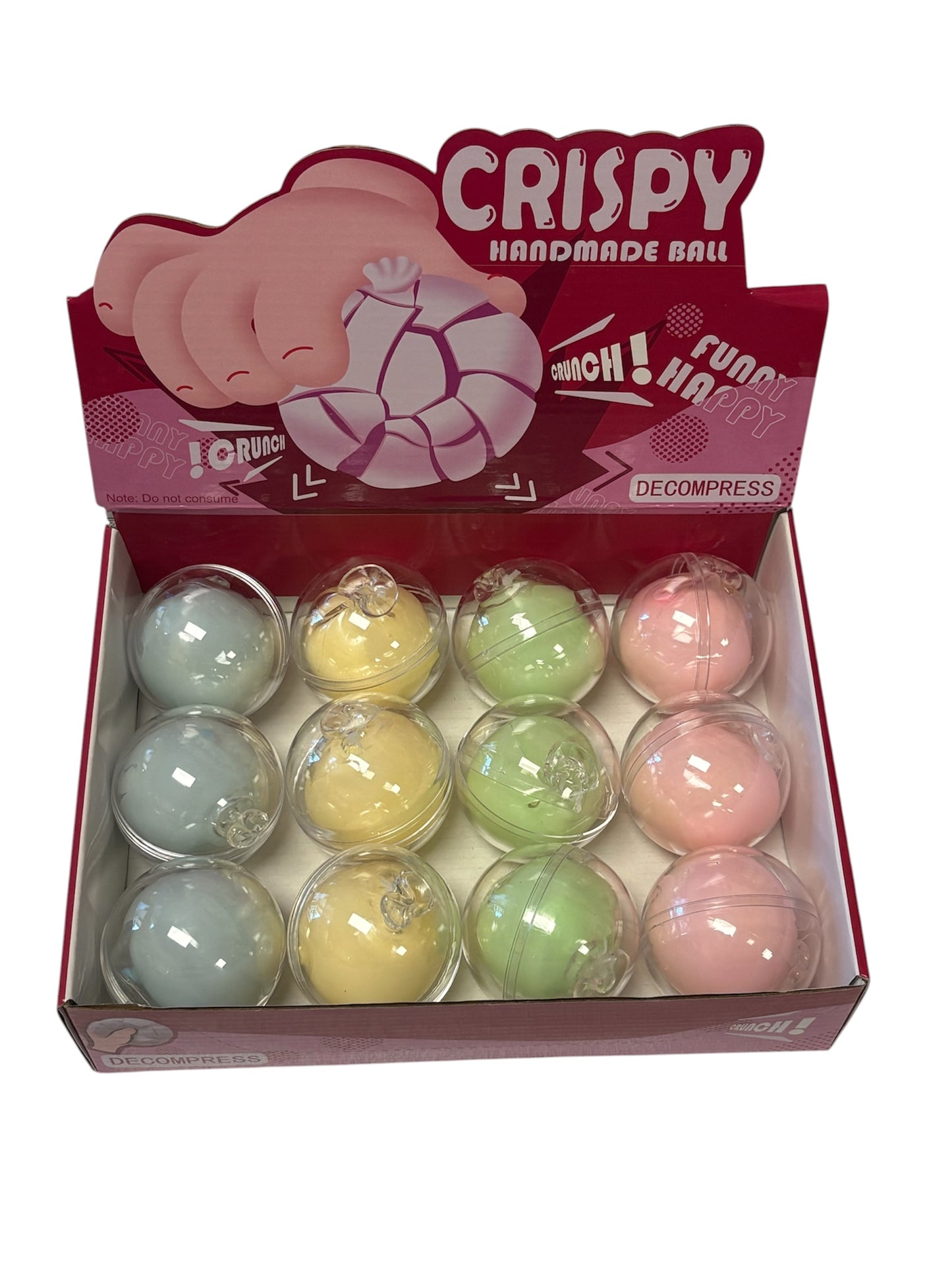 Crispy Wax Covered Handmade Ball Squishy