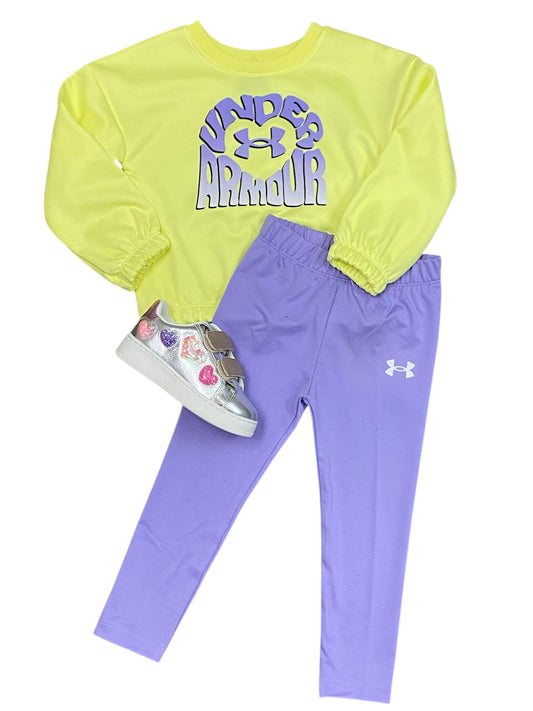 Neon Yellow Under Armour Set