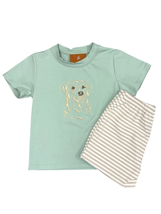 Furry Friend Boys Short Set