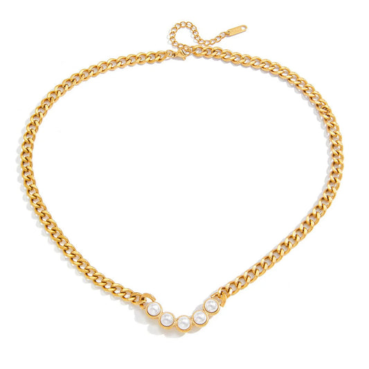 Pearl Bar Necklace