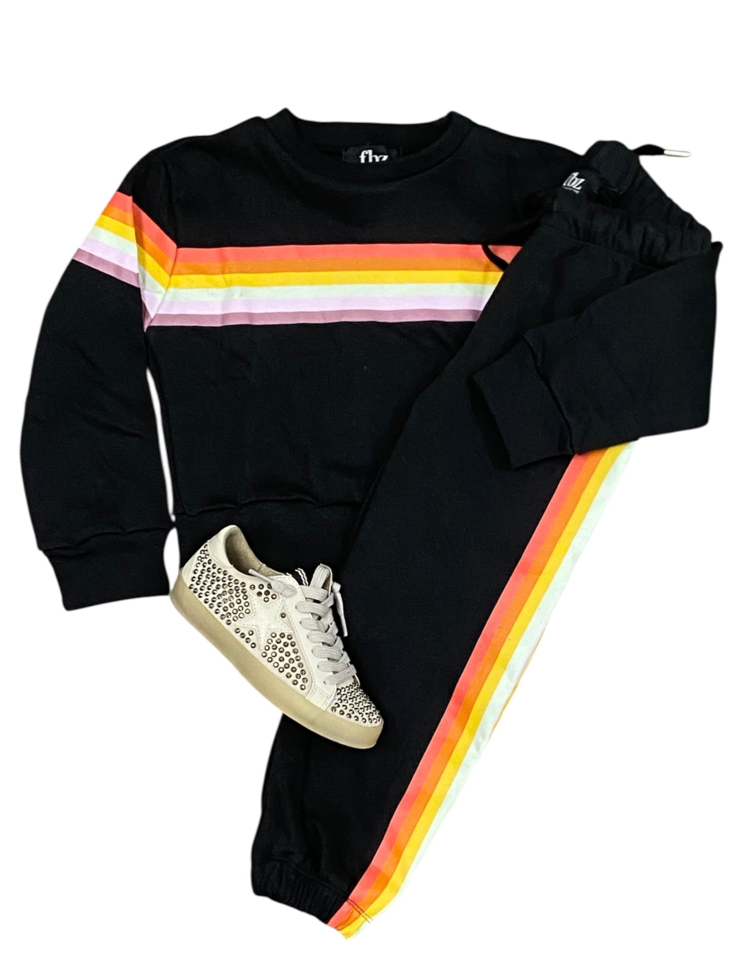 Black Stripe Sweatshirt