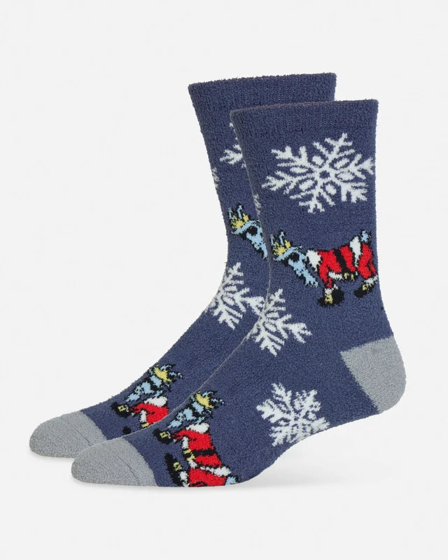 Santa Fuzzy Socks-1 pack