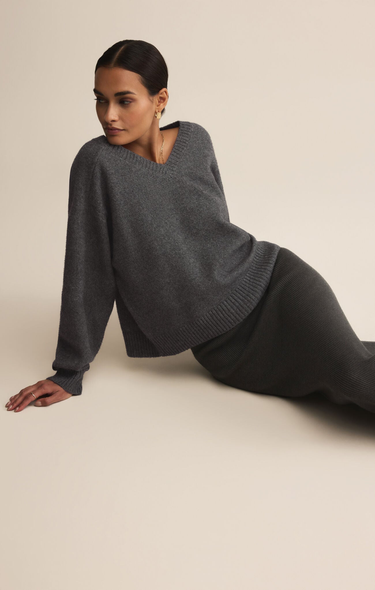 Eloise Sweater Charcoal Heather