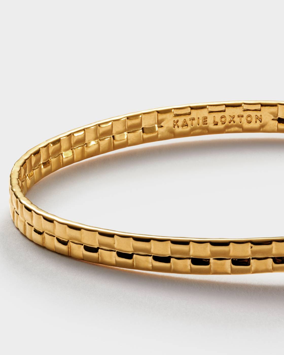 Taya Waterproof Gold Woven Bangle