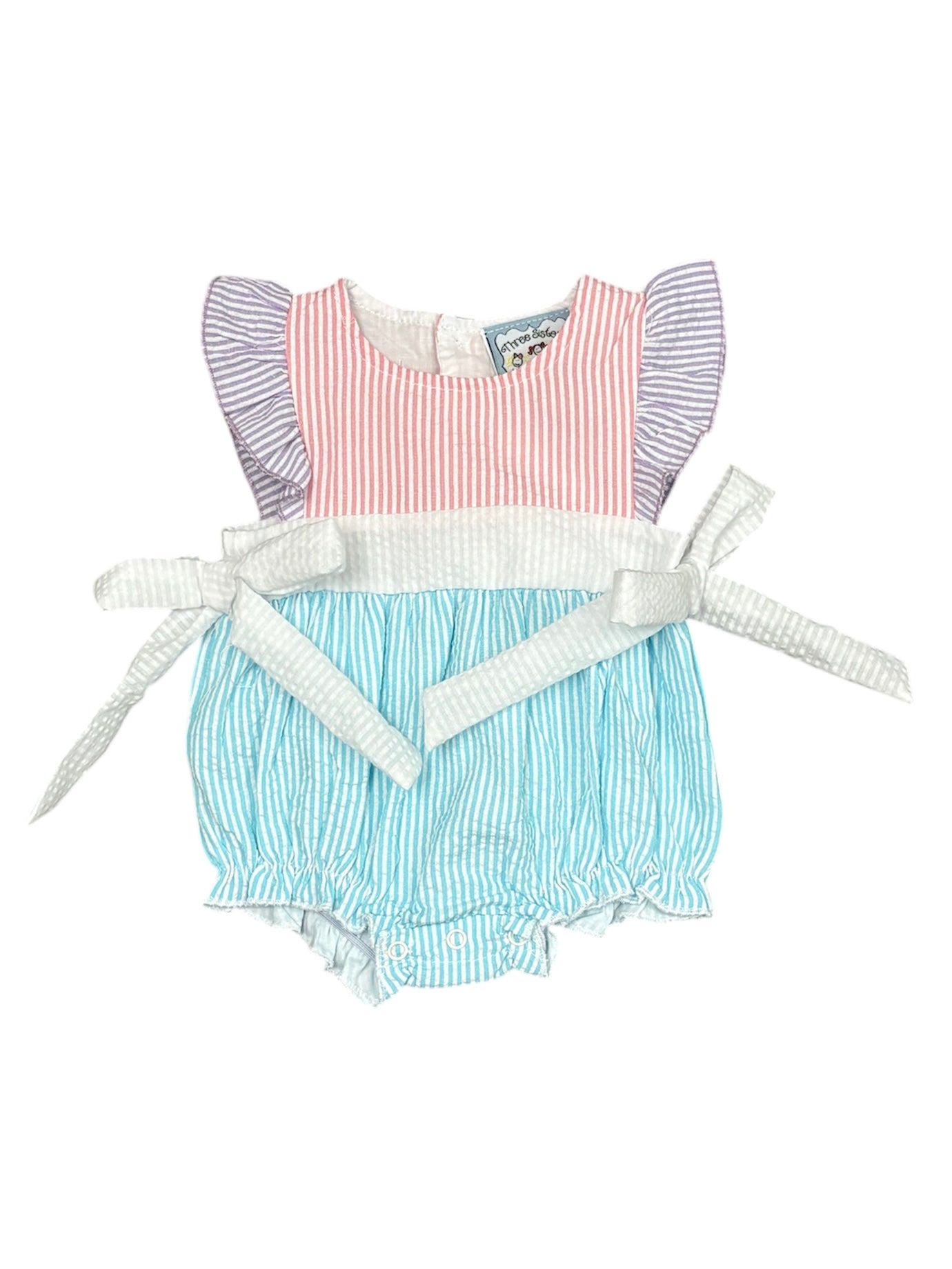 Colorblock Tie Bubble