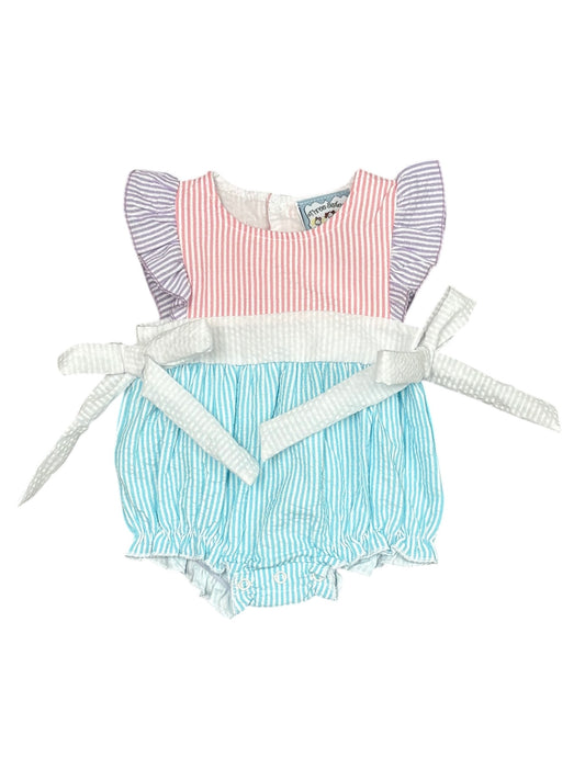 Colorblock Tie Bubble