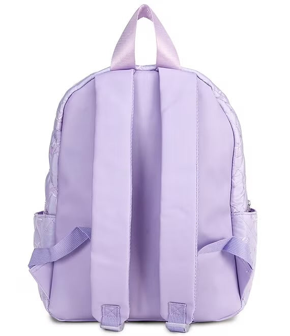 QUILTED RUFFLE BOW BACKPACK