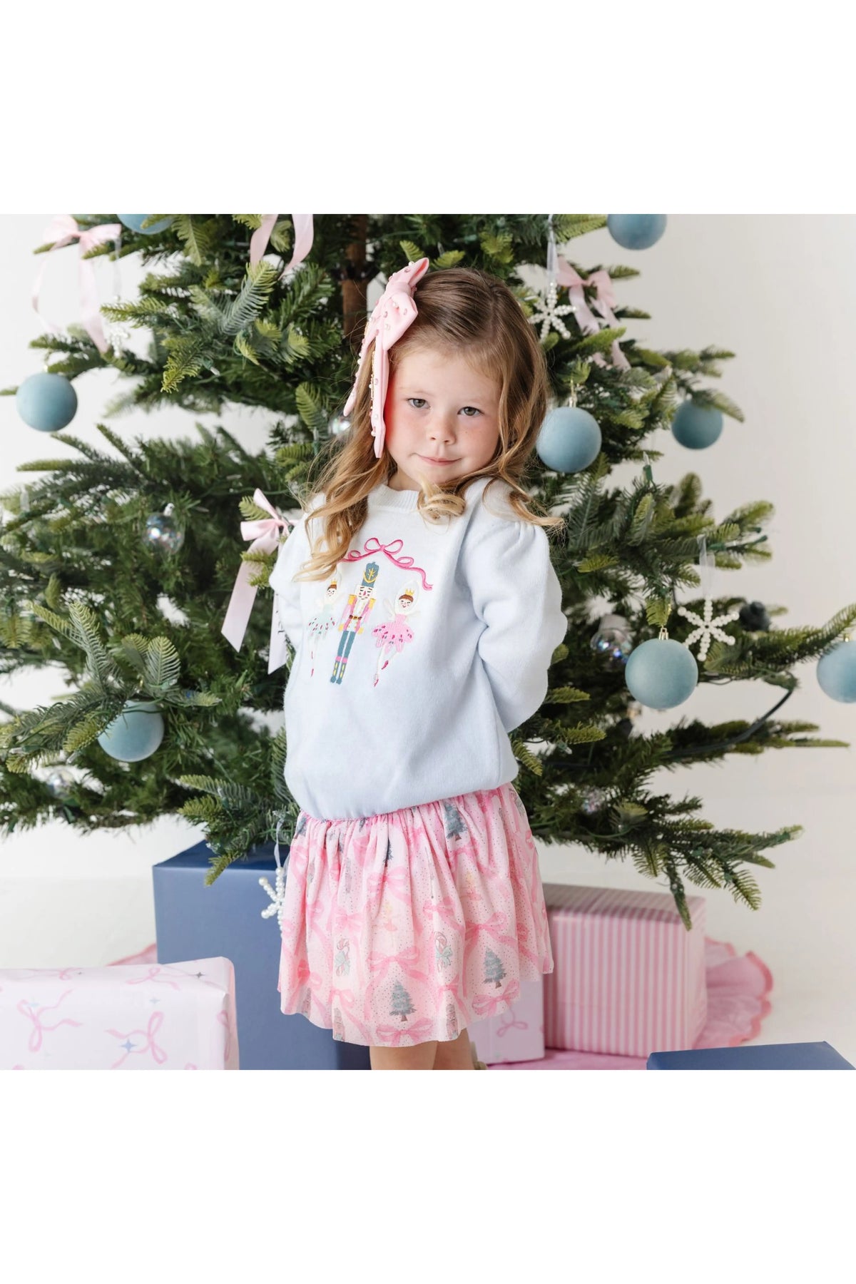 Nutcracker Embroidered Christmas Sweater