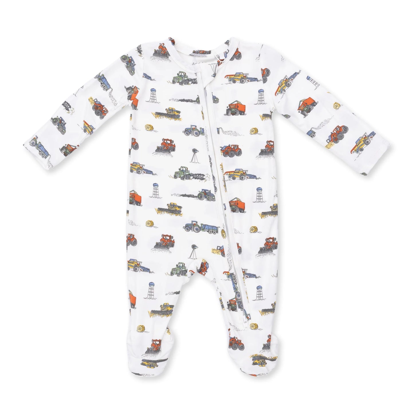 Farm Machines Zipper Footie