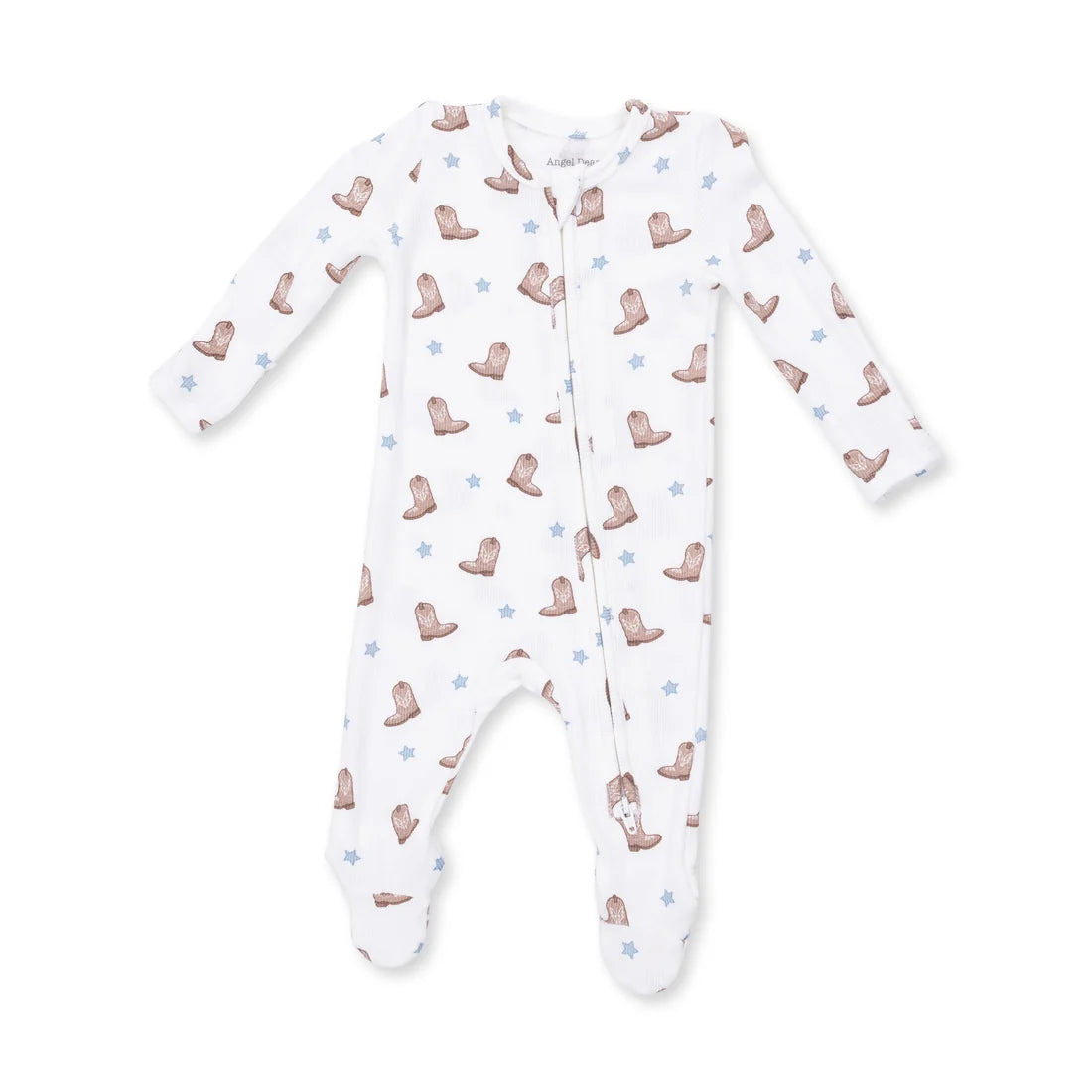 Mini Cowboy Boots Zipper Footie