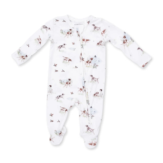 Pointer Pups & Duck Buddies Zipper Footie