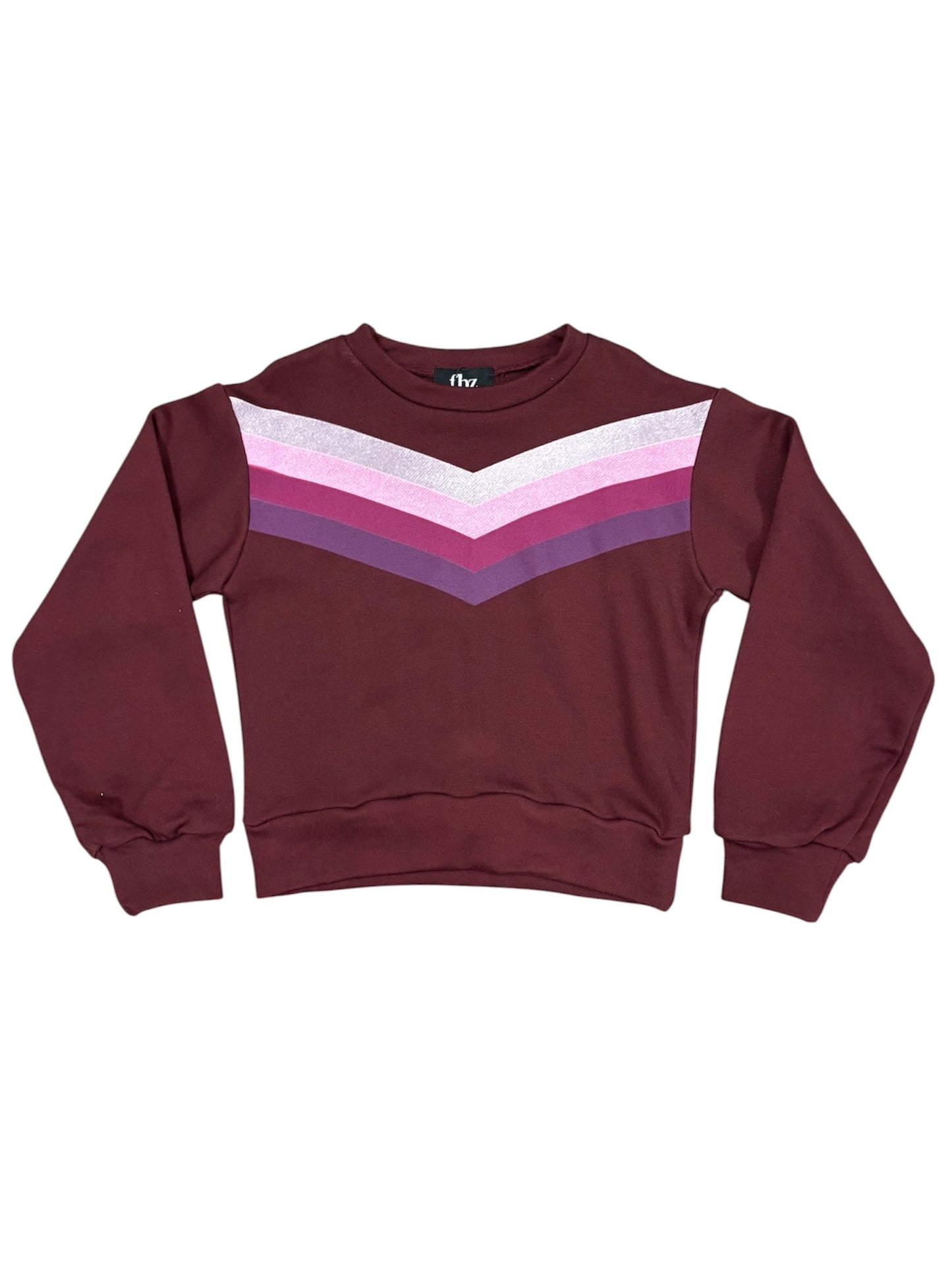 French Terry Burgundy Sweatshirt