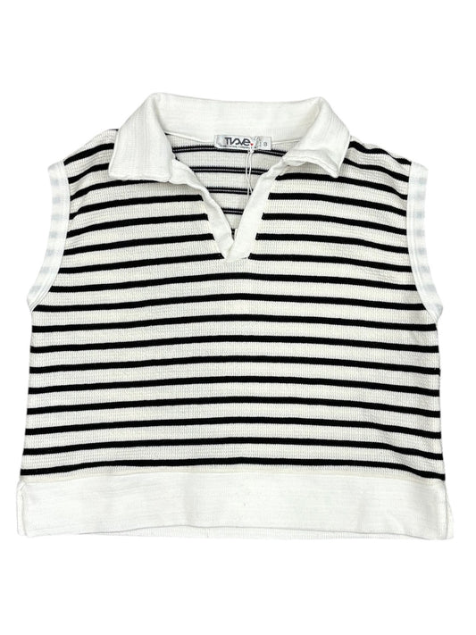 Collared Striped Top