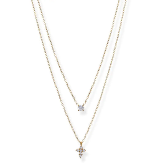Grace Dainty Cross Necklace
