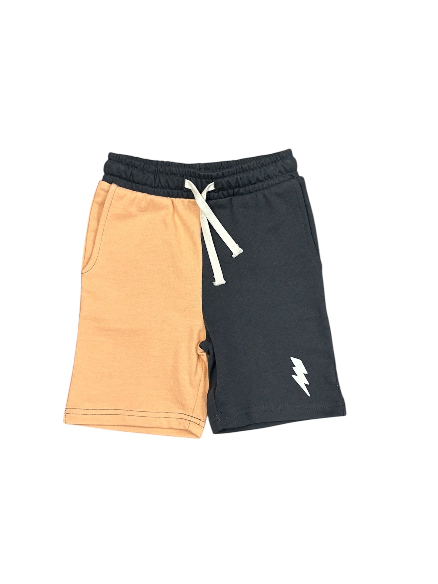 Bolt Sweat Shorts Coral/Black