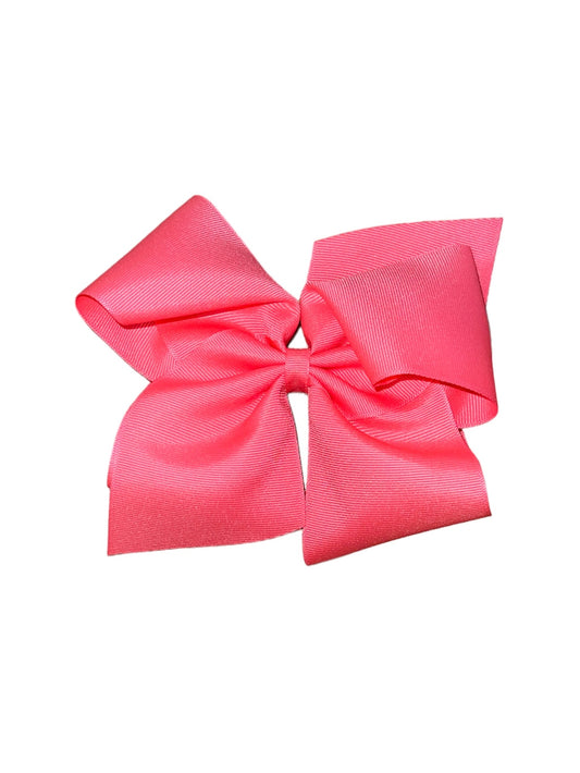 Large Neon Pink Bow (HUG)