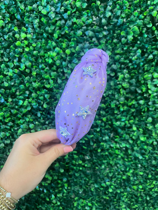 Tulle Star Knot Headband