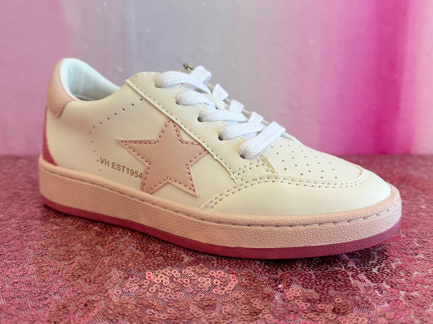 White/Pink/Purple Betty Sneakers