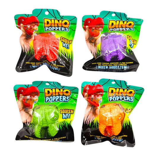 So Much Fun! Squishy Fidget Dino Poppers