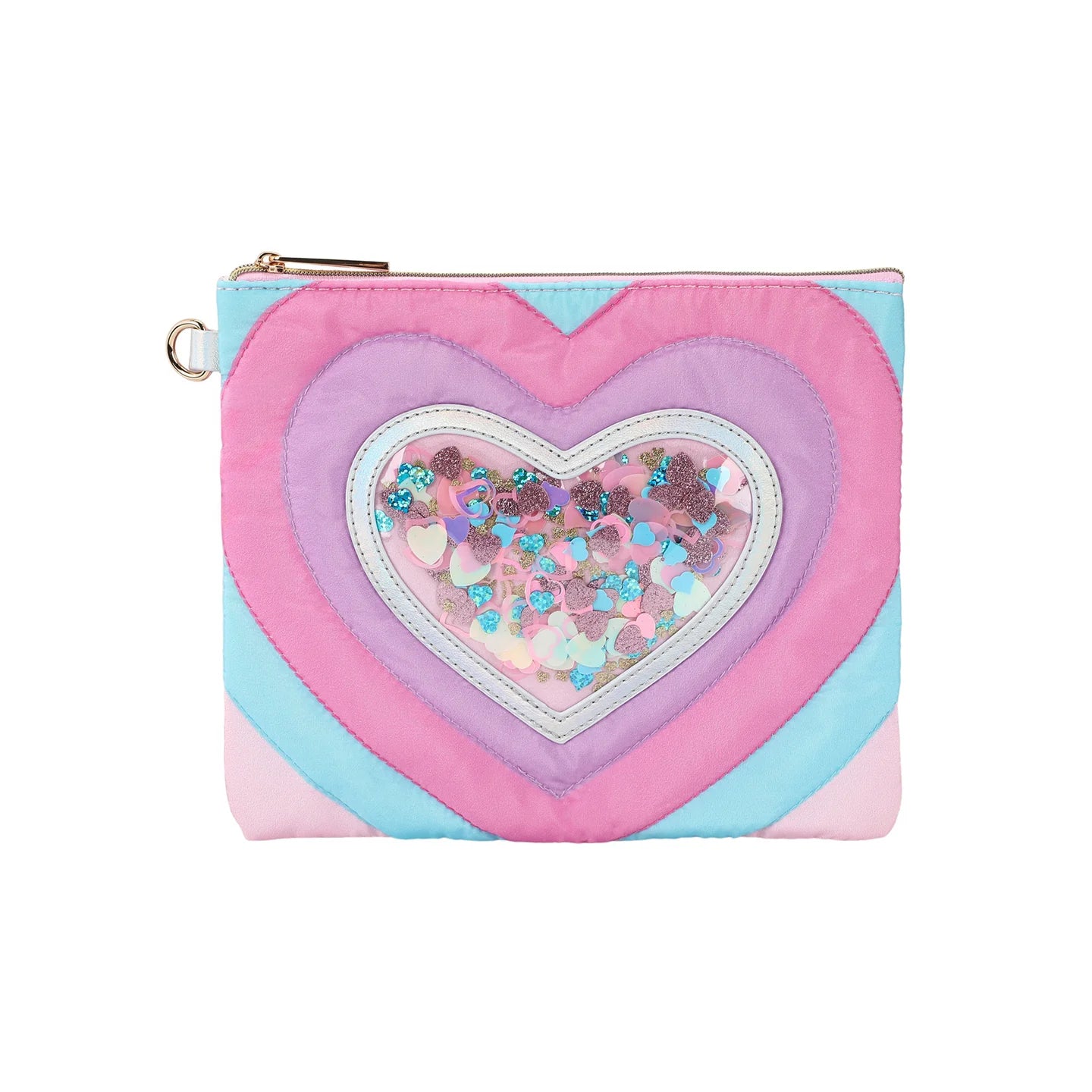 “Taylor” Confetti Heart Pouch