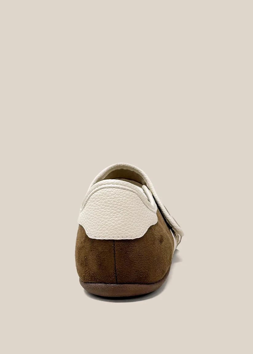 Peyton Sneaker in Brown Suede
