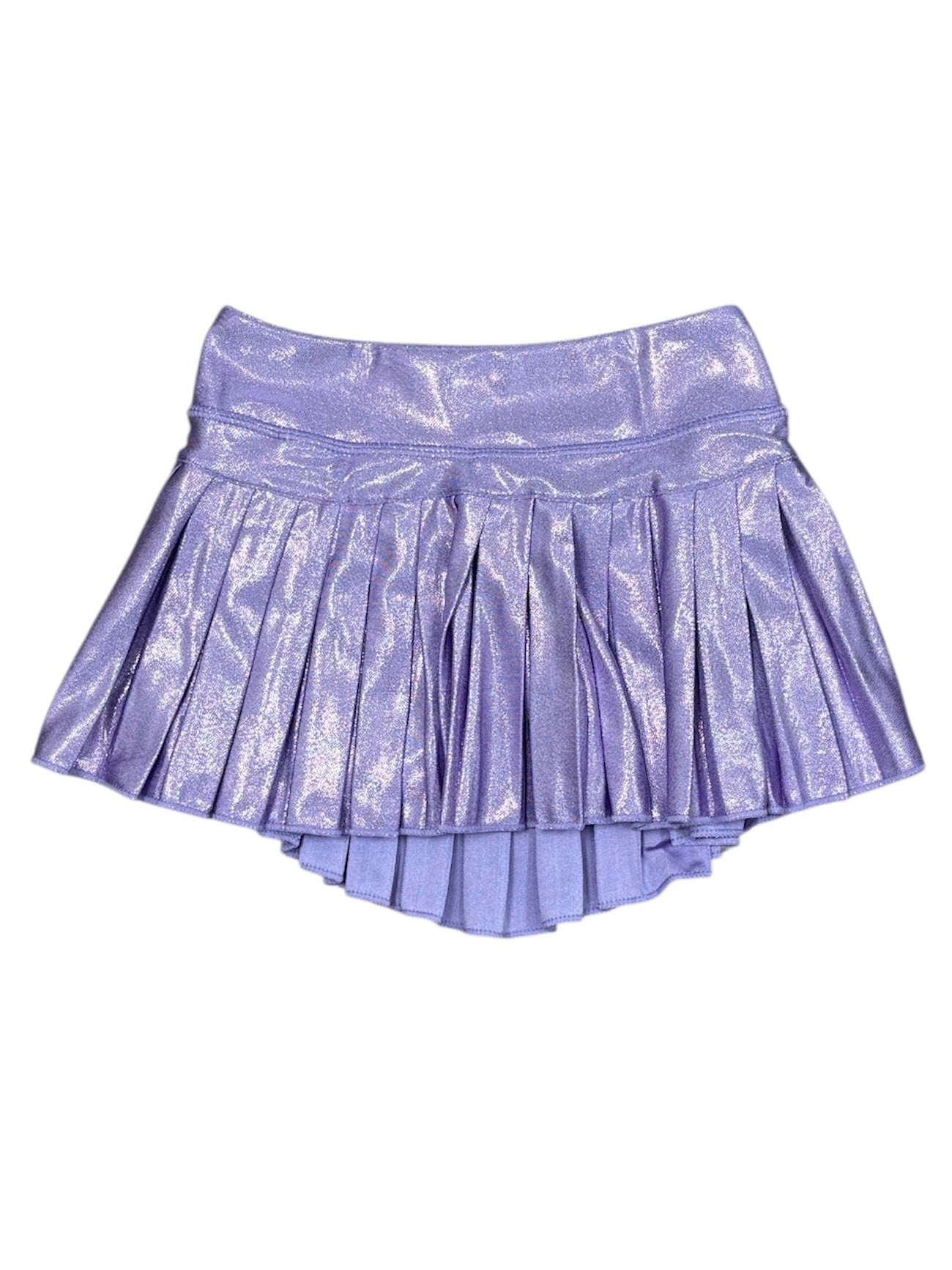Lavender Mini Pleated Skort