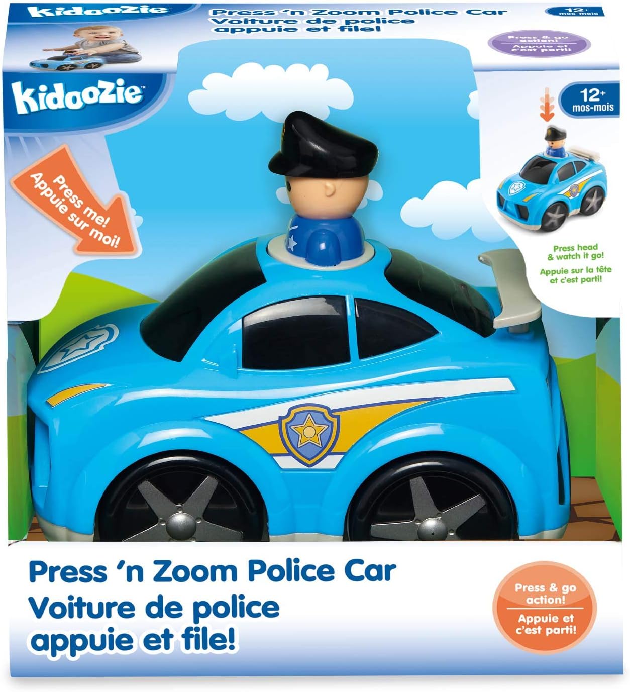 Press ‘n Zoom Police Car