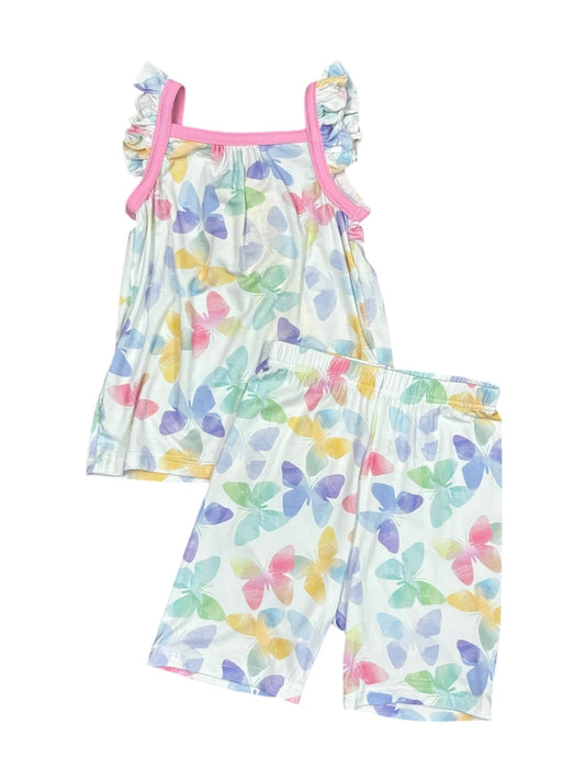 Grace Wings Flutter Sleeve Short Set