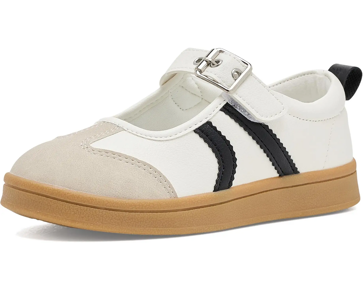 Black and White Mary Jane Sneaker