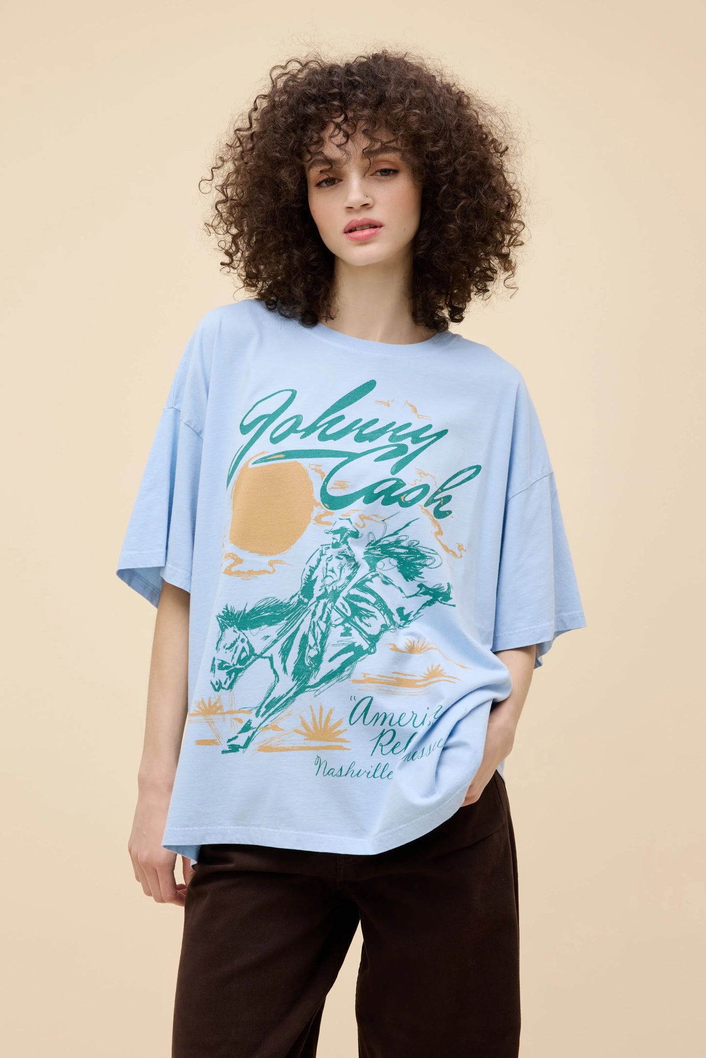 Johnny Cash American Rebel OS Tee