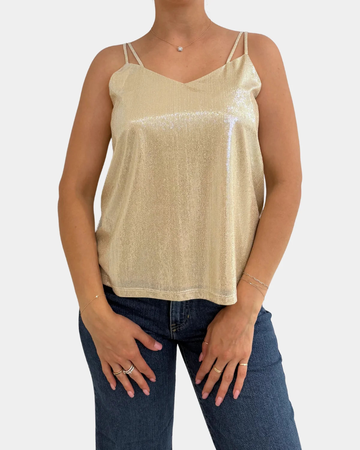 Lurex Tank Top
