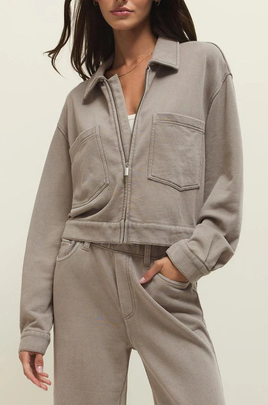 Heritage Knit Jacket - Oyster