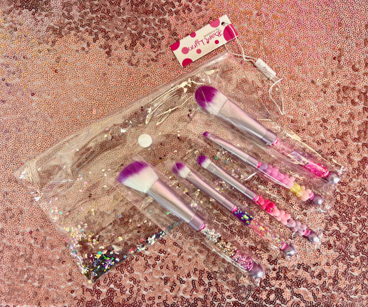 6pc Makeup Brush Set - Gummybear