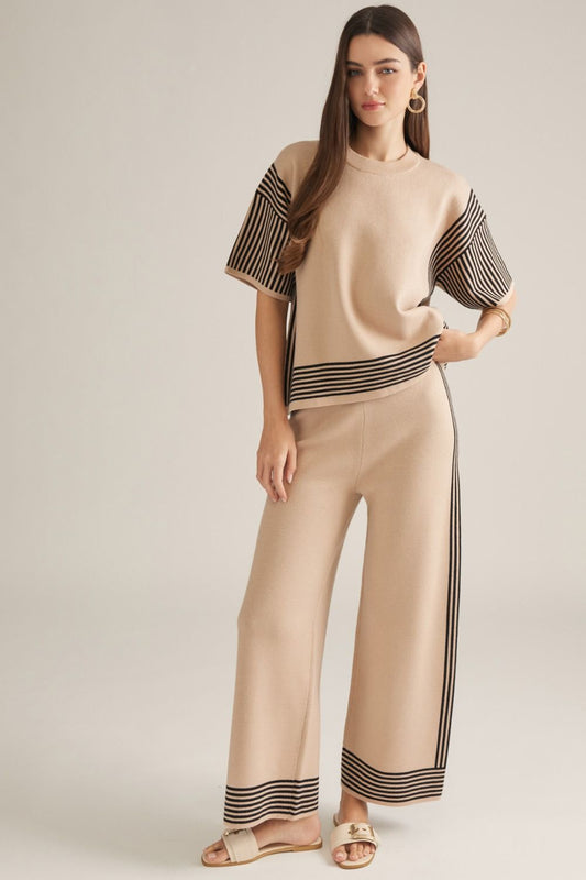 Taupe Sweater Set