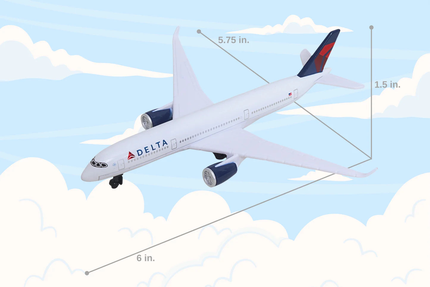 Delta A350 Single Plane