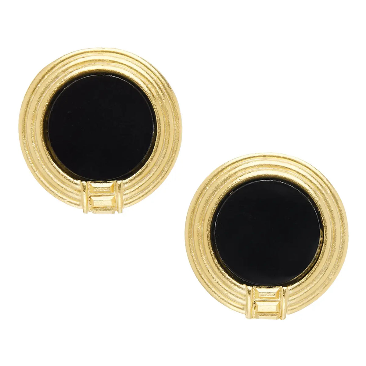 Roma Studs in Black Onyx