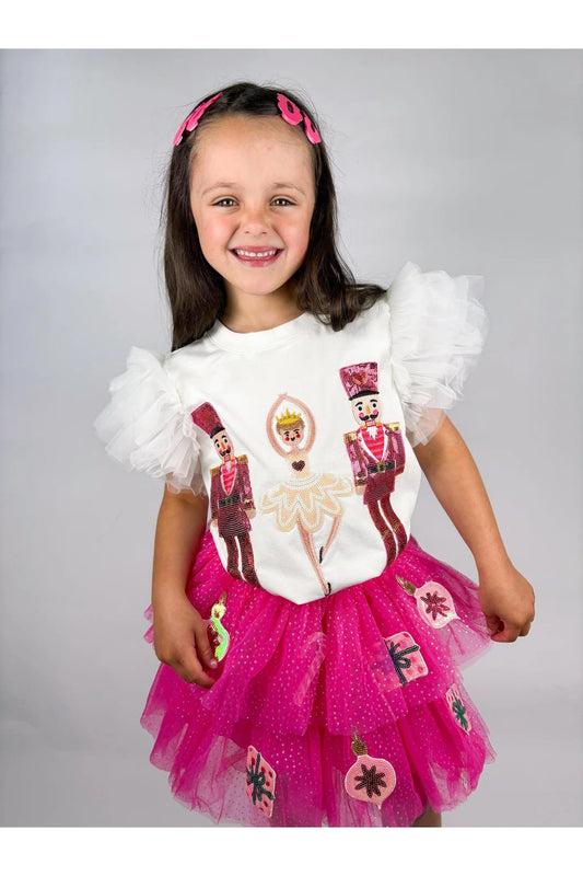 Nutcracker & Ballerina Patched Top