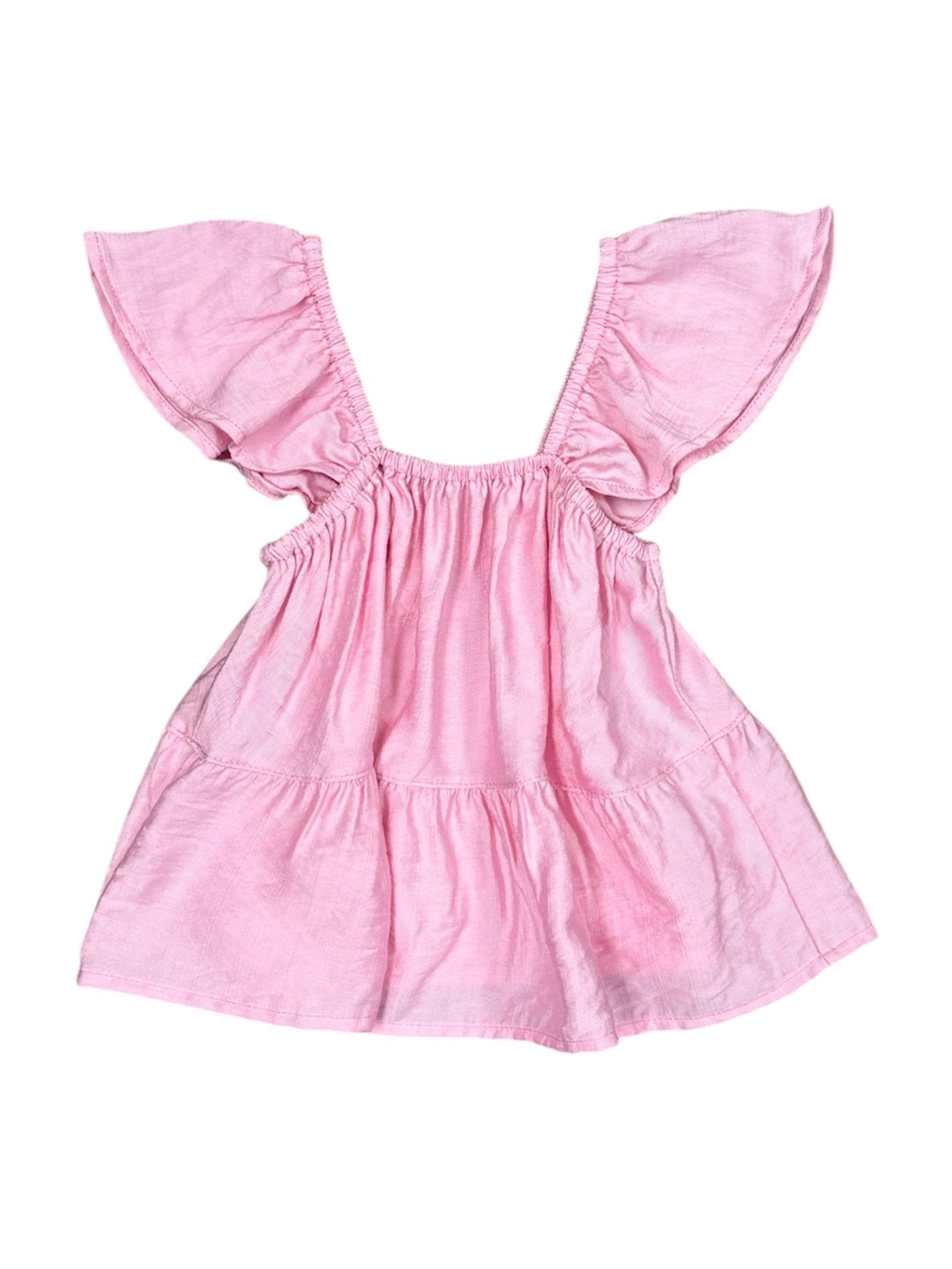 Pink Solid Tank Top