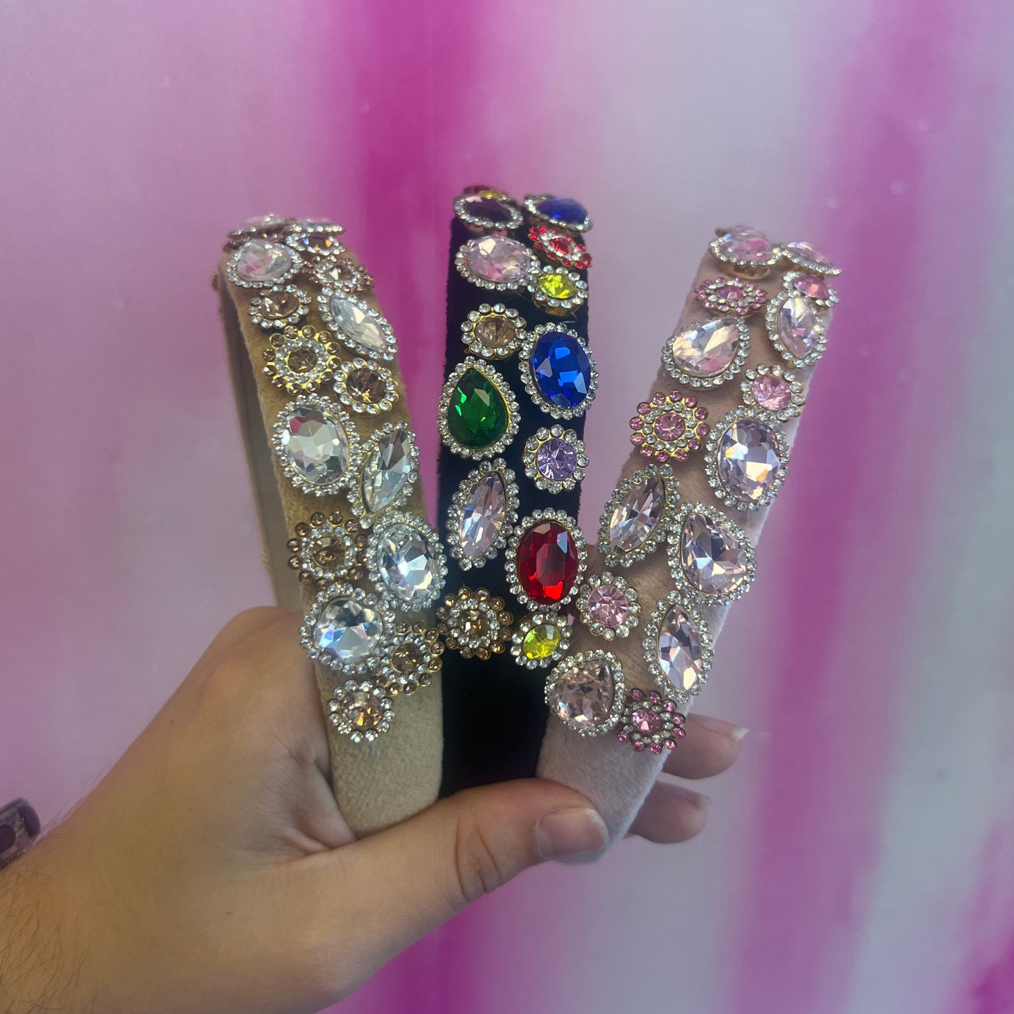 Velvet Gemstone Luxe Headbands