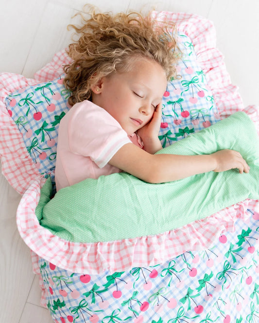 Cherries Ruffle Nap Mat
