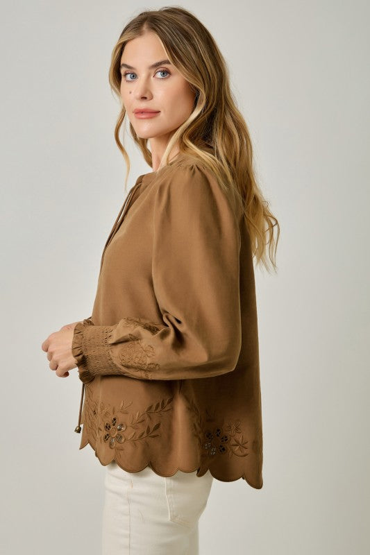 Cocoa Long Sleeve Top