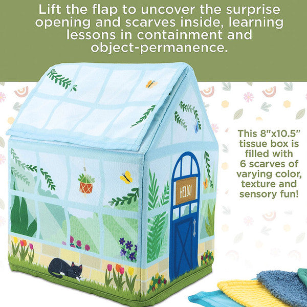 Sensory Sprouts Peek & Pull Tissue Box