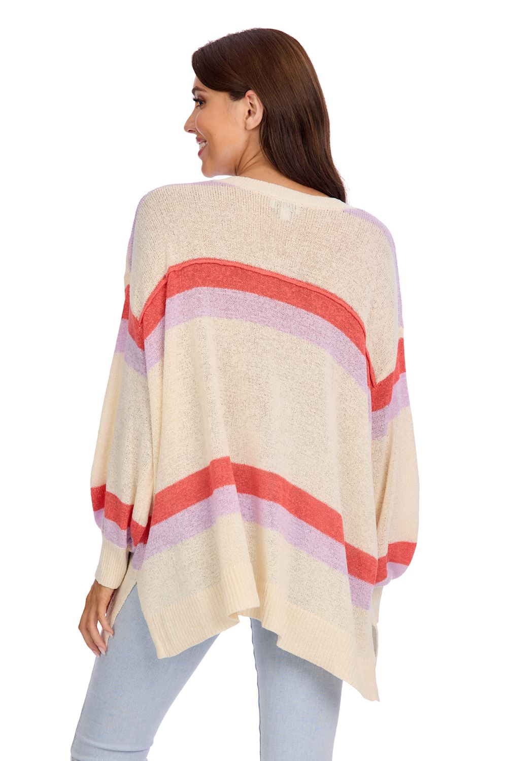 Cream Stripe Archie Sweater