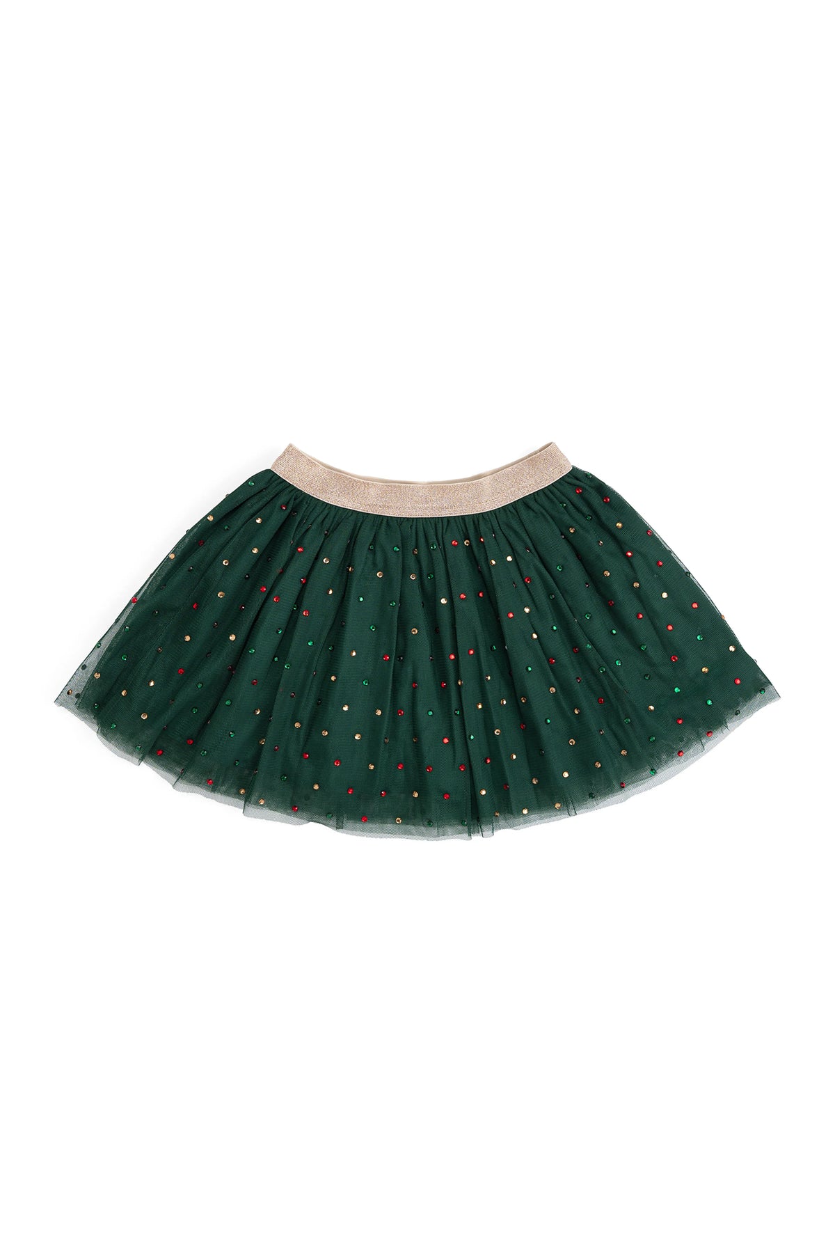Emerald Rhinestone Christmas Tutu