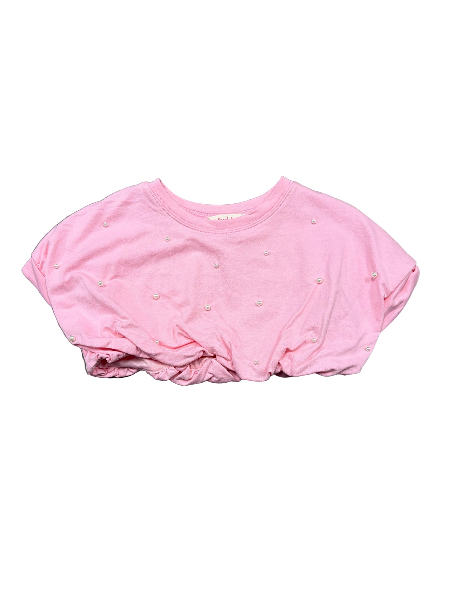 Pink Pearl Bubble Top