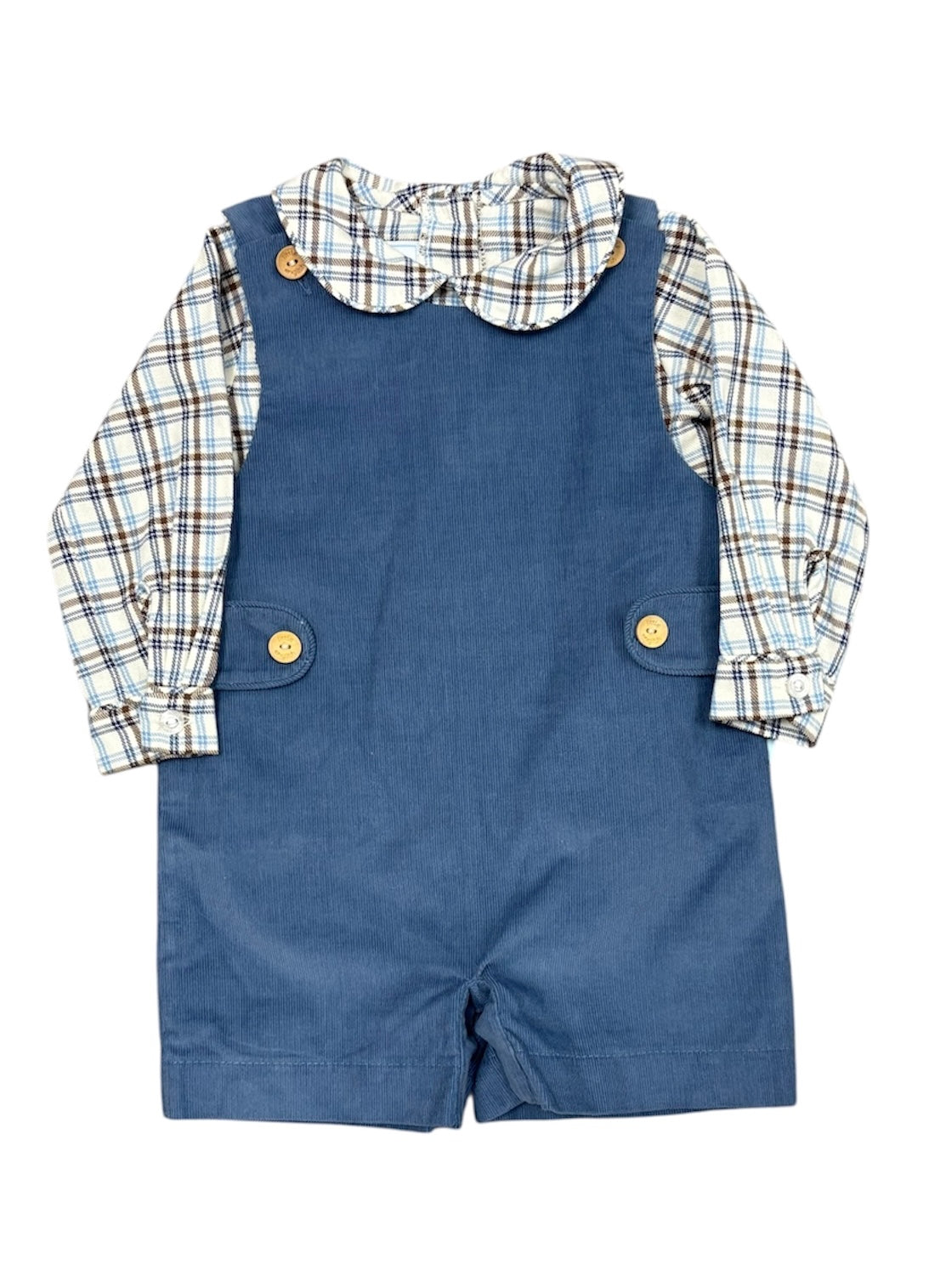 Stormy Blue Corduroy John John