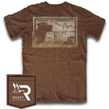 Roost Brown Lab Stamp